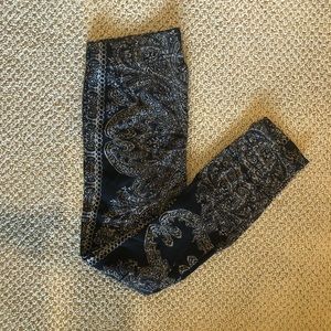 Free People print leggings size M